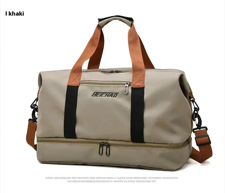 Large-capacity travel and gym bag
