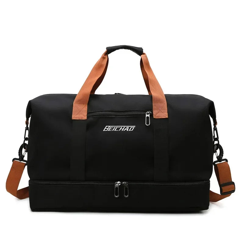 Large-capacity travel and gym bag