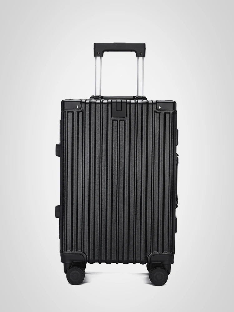 Men's Suitcase 2024 New Large-Capacity Trolley Case Strong and Durable Thickeneded Double-Layer Explosion-Proof Zipper Suitcase