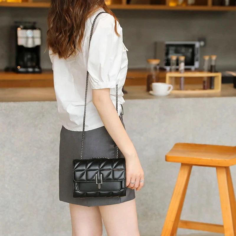 Chain Crossbody Tote Bag