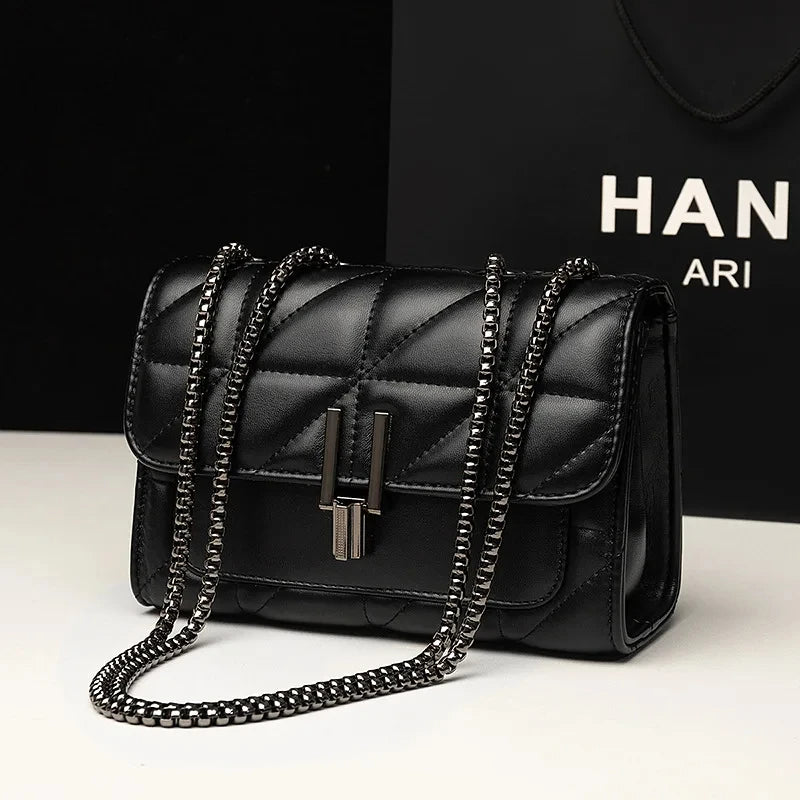 Chain Crossbody Tote Bag