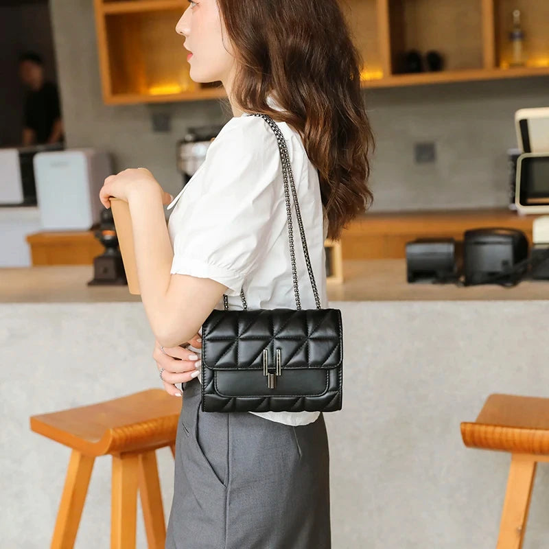 Chain Crossbody Tote Bag