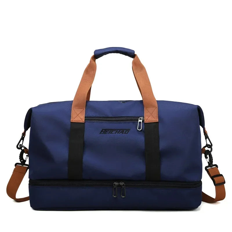 Large-capacity travel and gym bag