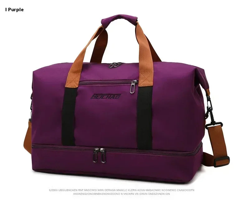 Large-capacity travel and gym bag