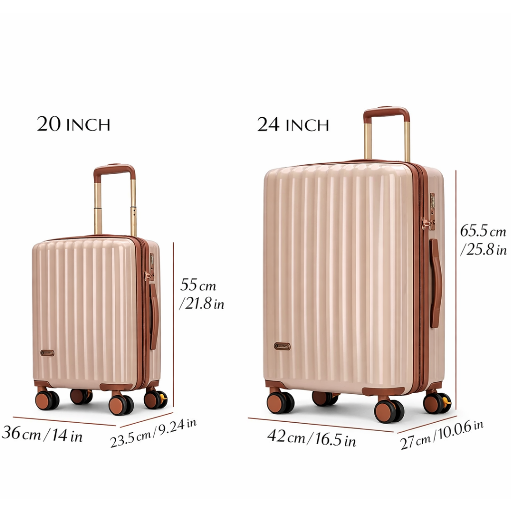 Expandable Anti-Scratch Smart Suitcase