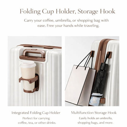 Expandable Anti-Scratch Smart Suitcase