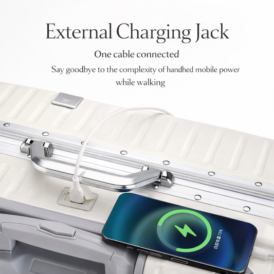 Premium Aluminum Rolling Suitcase