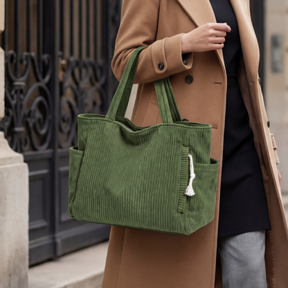 Soft Corduroy Tote