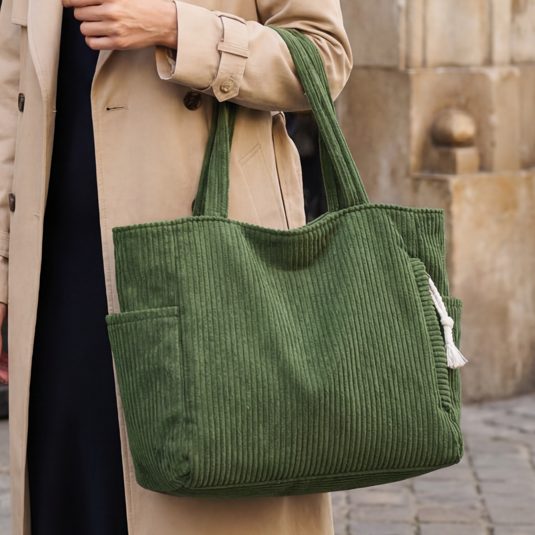 Soft Corduroy Tote