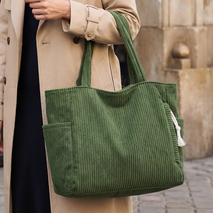 Soft Corduroy Tote