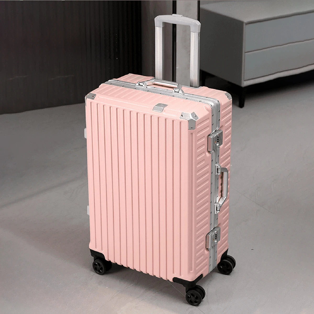 Premium Aluminum Rolling Suitcase