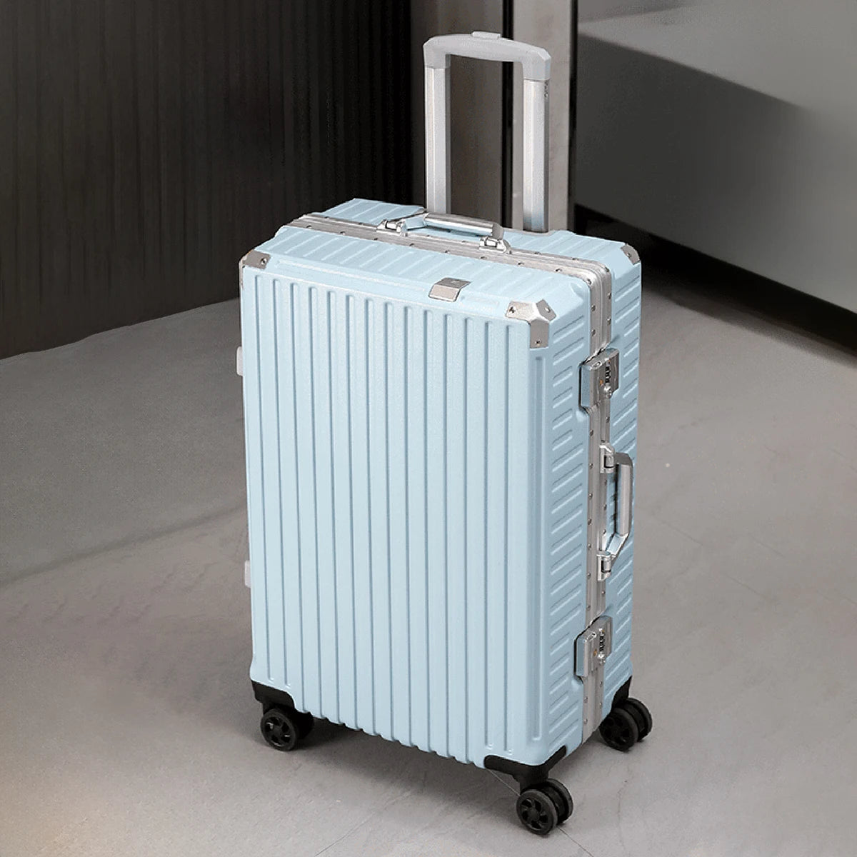 Premium Aluminum Rolling Suitcase