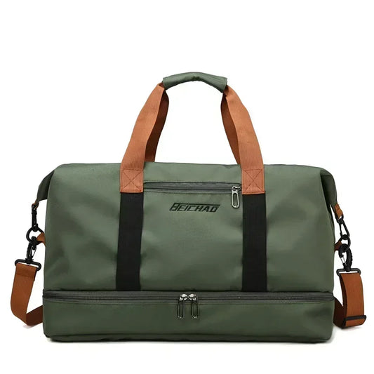 Large-capacity travel and gym bag