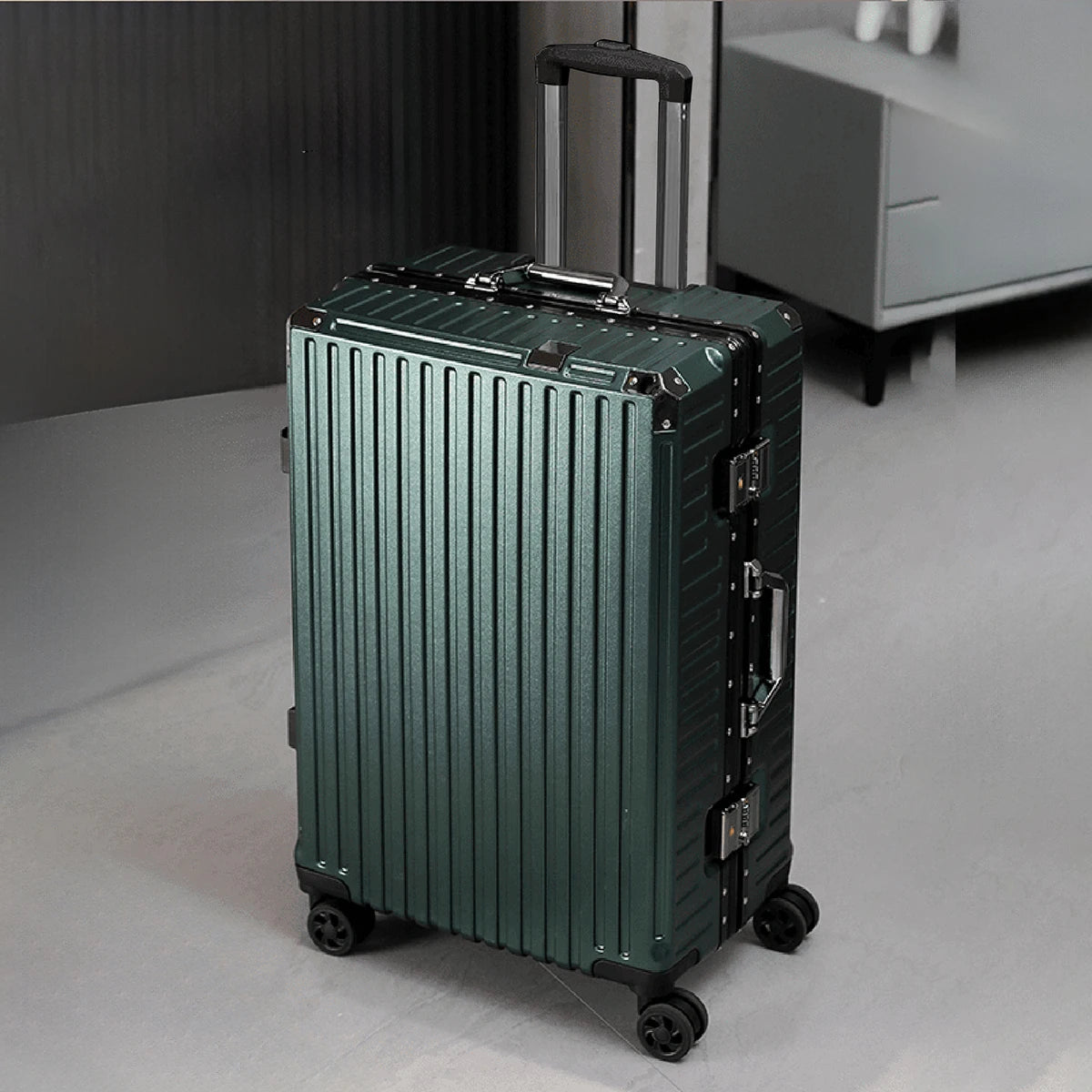 Premium Aluminum Rolling Suitcase