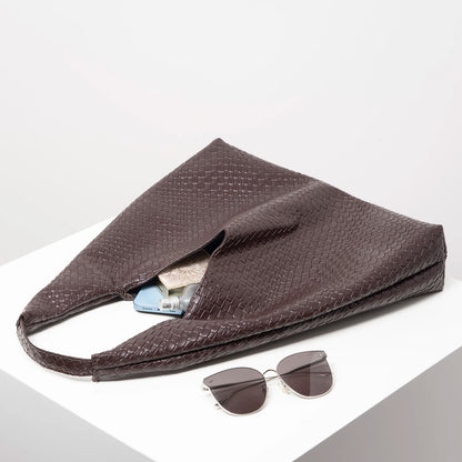 Minimalist Retro Shoulder Tote