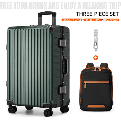 Premium Aluminum Rolling Suitcase