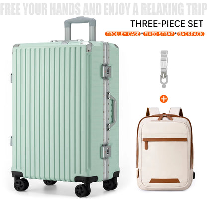 Premium Aluminum Rolling Suitcase