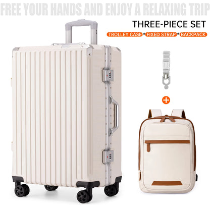Premium Aluminum Rolling Suitcase