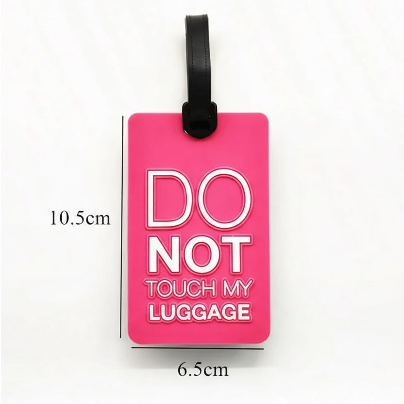 Don’t Touch My Bag” Luggage Tag – High-Quality Travel ID Accessory