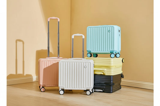 18 inches Travel Luggage Airline Cute Suitcase Password Box Silent Wheel Lightweight Chassis Mounted Universal