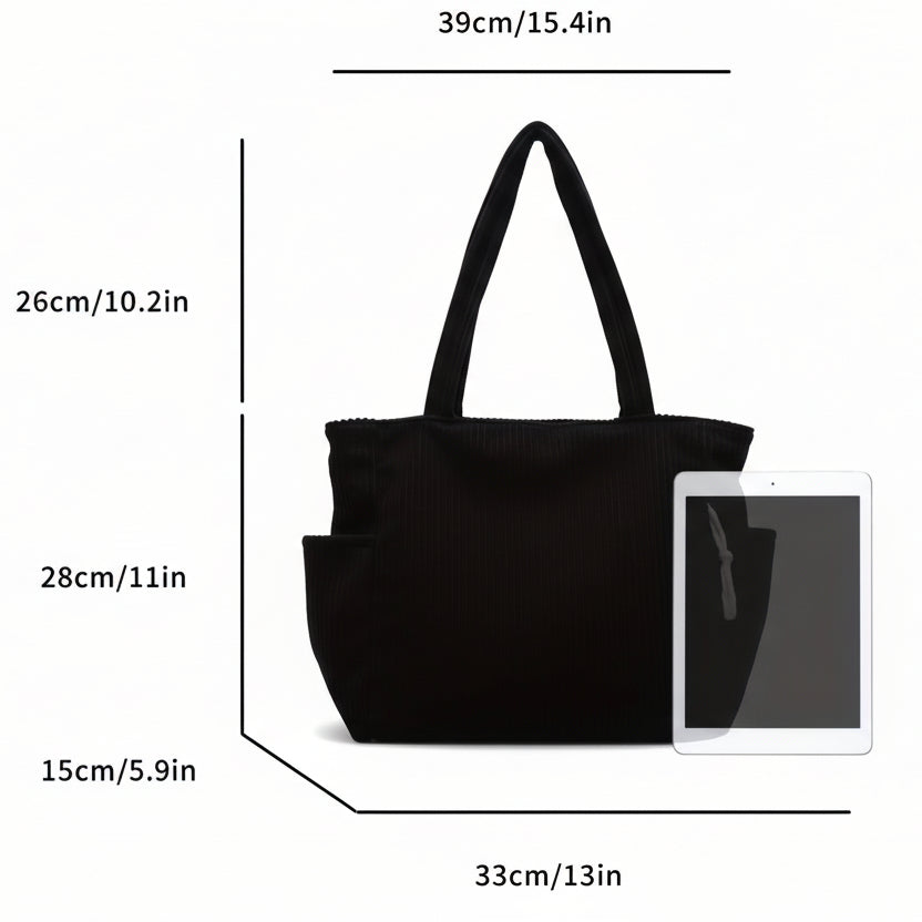 Soft Corduroy Tote