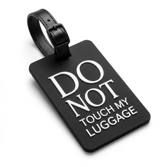 Don’t Touch My Bag” Luggage Tag – High-Quality Travel ID Accessory