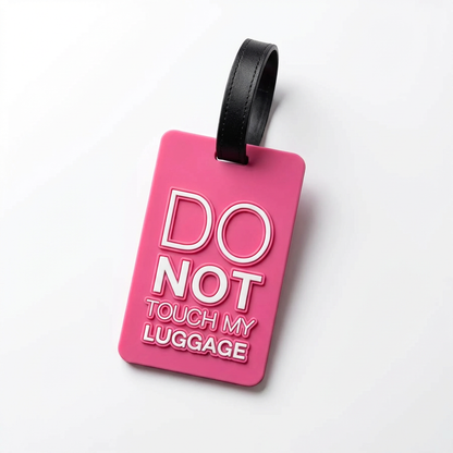 Don’t Touch My Bag” Luggage Tag – High-Quality Travel ID Accessory