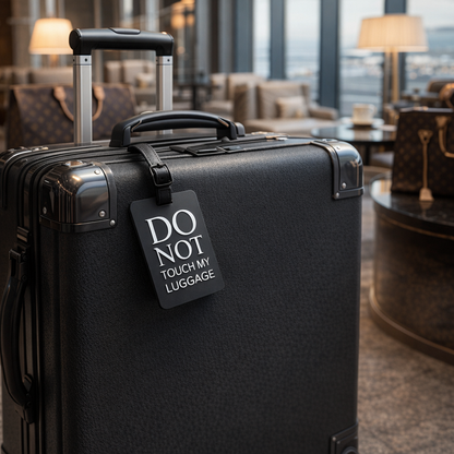 Don’t Touch My Bag” Luggage Tag – High-Quality Travel ID Accessory